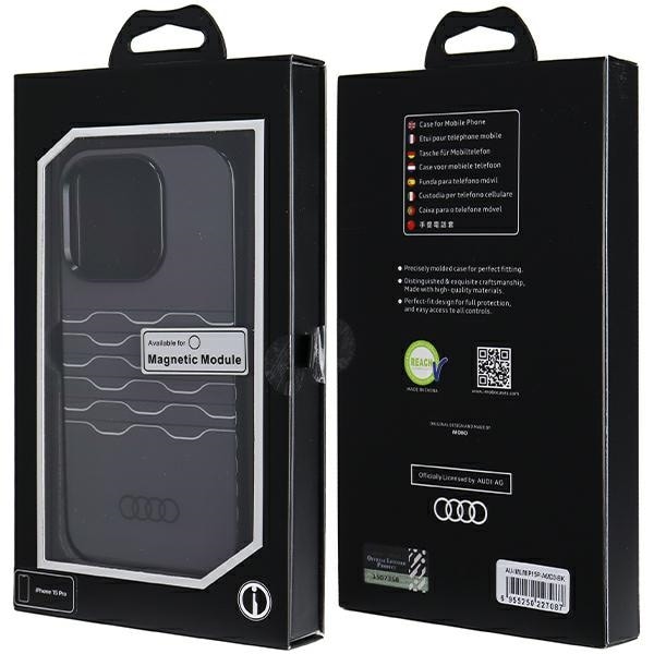 Audi IML MagSafe-etui for iPhone 15 Pro - svart