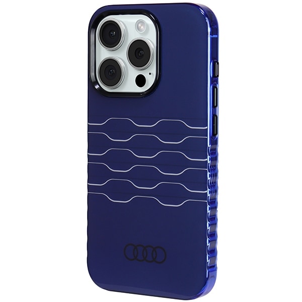 Audi IML MagSafe-etui for iPhone 15 Pro - blå