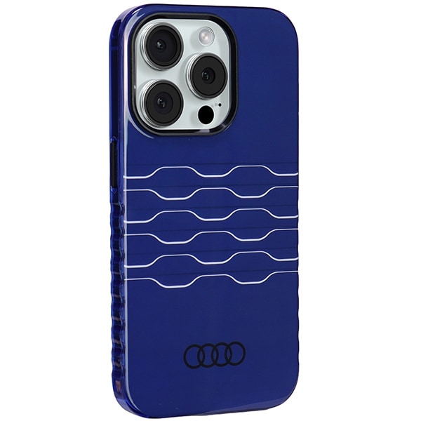 Audi IML MagSafe-etui for iPhone 15 Pro - blå