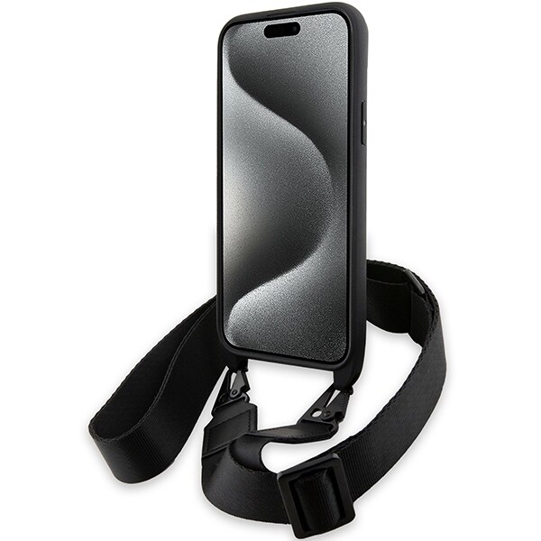 $ 0000074n M Edition Carbon Stripe & Strap-etui for $ 0000010n 15 / 14 / 13 - svart
