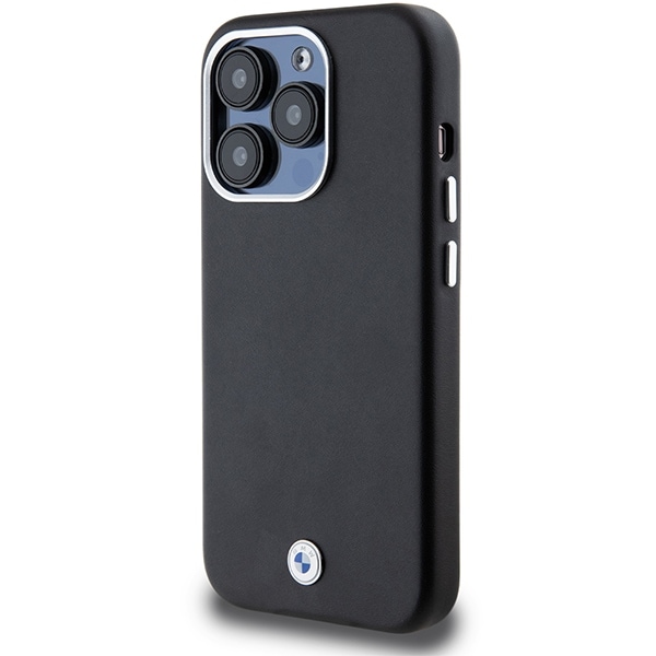 BMW Signature Wrapped Metal MagSafe-etui for iPhone 14 Pro - svart