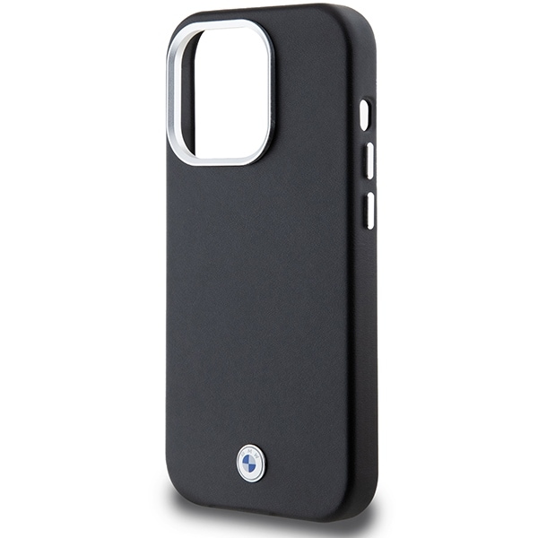 BMW Signature Wrapped Metal MagSafe-etui for iPhone 14 Pro - svart