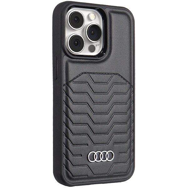 Audi syntetisk lærveske med MagSafe for iPhone 13 Pro / 13 - svart