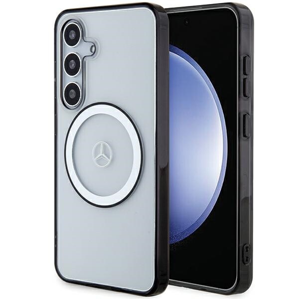 Mercedes MagSafe-etui med trykt logo for Samsung Galaxy S24 - gjennomsiktig