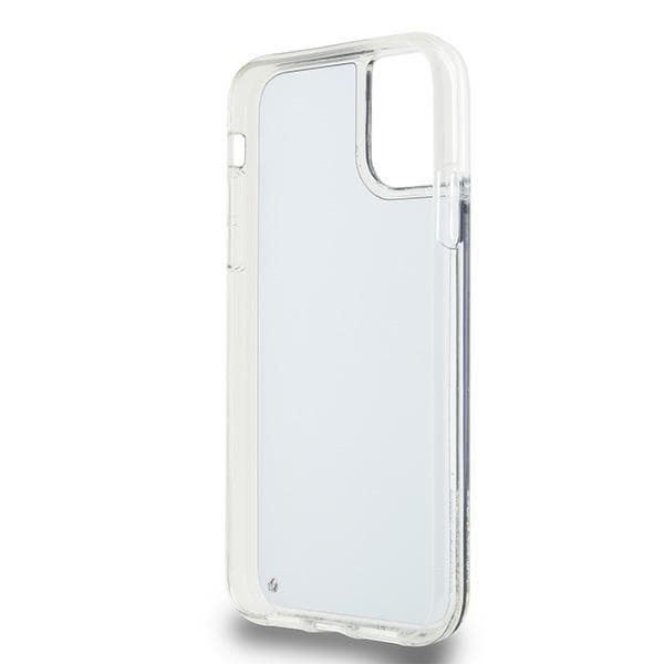 DKNY Liquid Glitter Big Logo-etui for iPhone 11 / Xr - svart