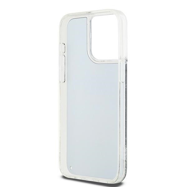 DKNY Liquid Glitter Big Logo iPhone 13 Pro Max-etui - svart