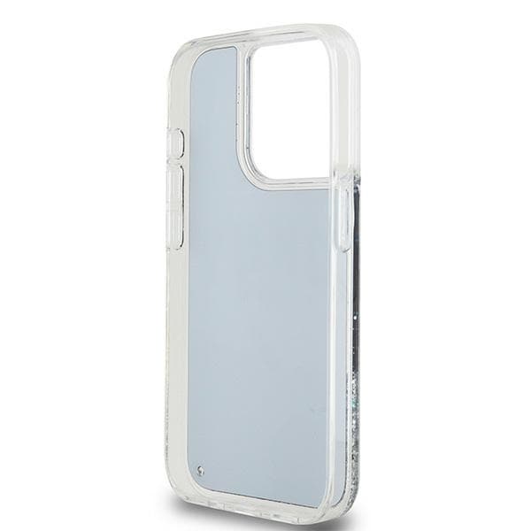 DKNY Liquid Glitter Big Logo iPhone 14 Pro-etui - svart