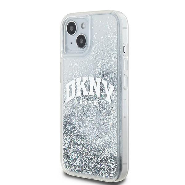 DKNY Liquid Glitter Big Logo-etui for $ 0000010n 15 / 14 / 13 - hvit