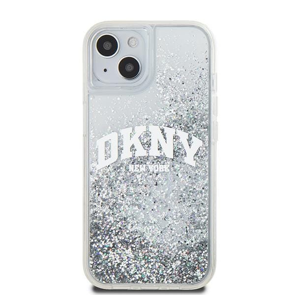 DKNY Liquid Glitter Big Logo-etui for $ 0000010n 15 / 14 / 13 - hvit