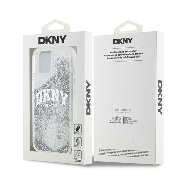 DKNY Liquid Glitter Big Logo-etui for $ 0000010n 15 / 14 / 13 - hvit
