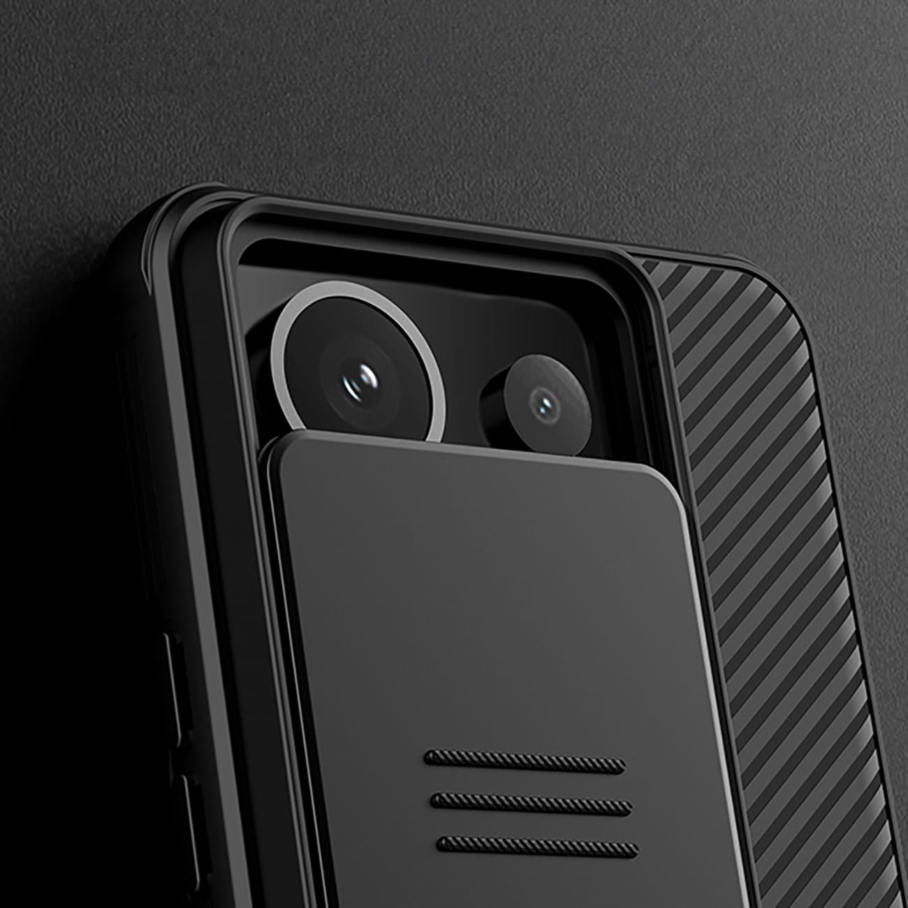 Nillkin CamShield Pro-etui for Xiaomi Redmi Note 13 Pro 5G / Poco X6 5G - Svart