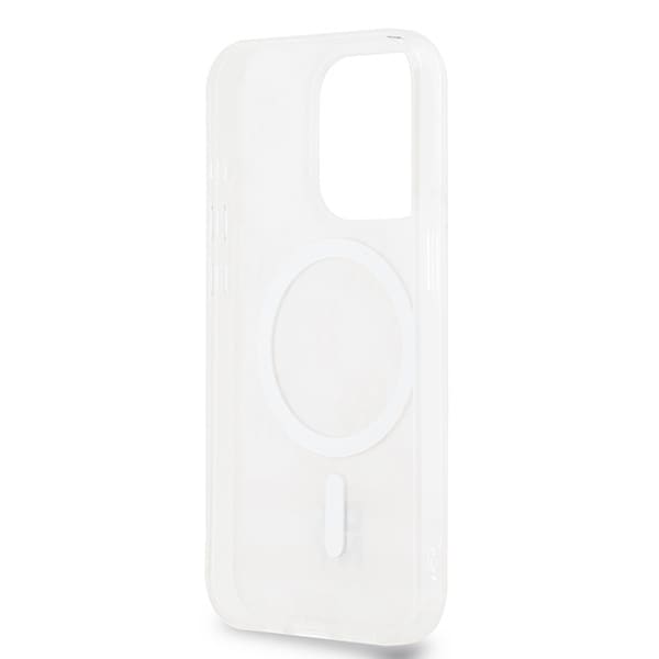 DKNY IML rutete ensfarget mønster og trykte striper MagSafe-etui til iPhone 13 Pro / 13 - rosa
