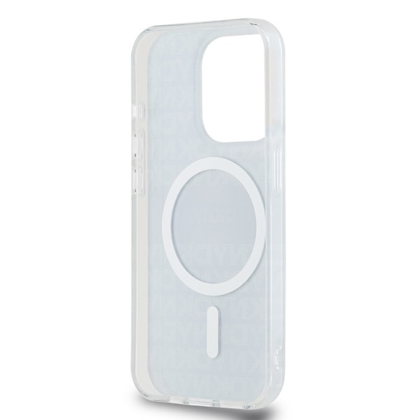 DKNY IML Mono & Stripe MagSafe-etui for iPhone 14 Pro - svart