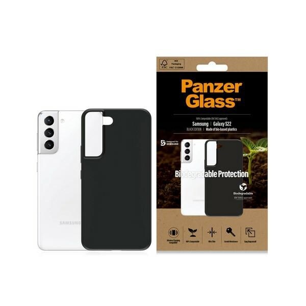 PanzerGlass Biologisk nedbrytbart etui for Samsung Galaxy S22 - svart