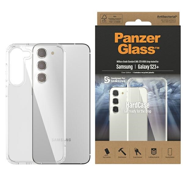 PanzerGlass ClearCase-etui for Samsung Galaxy S23+ - gjennomsiktig