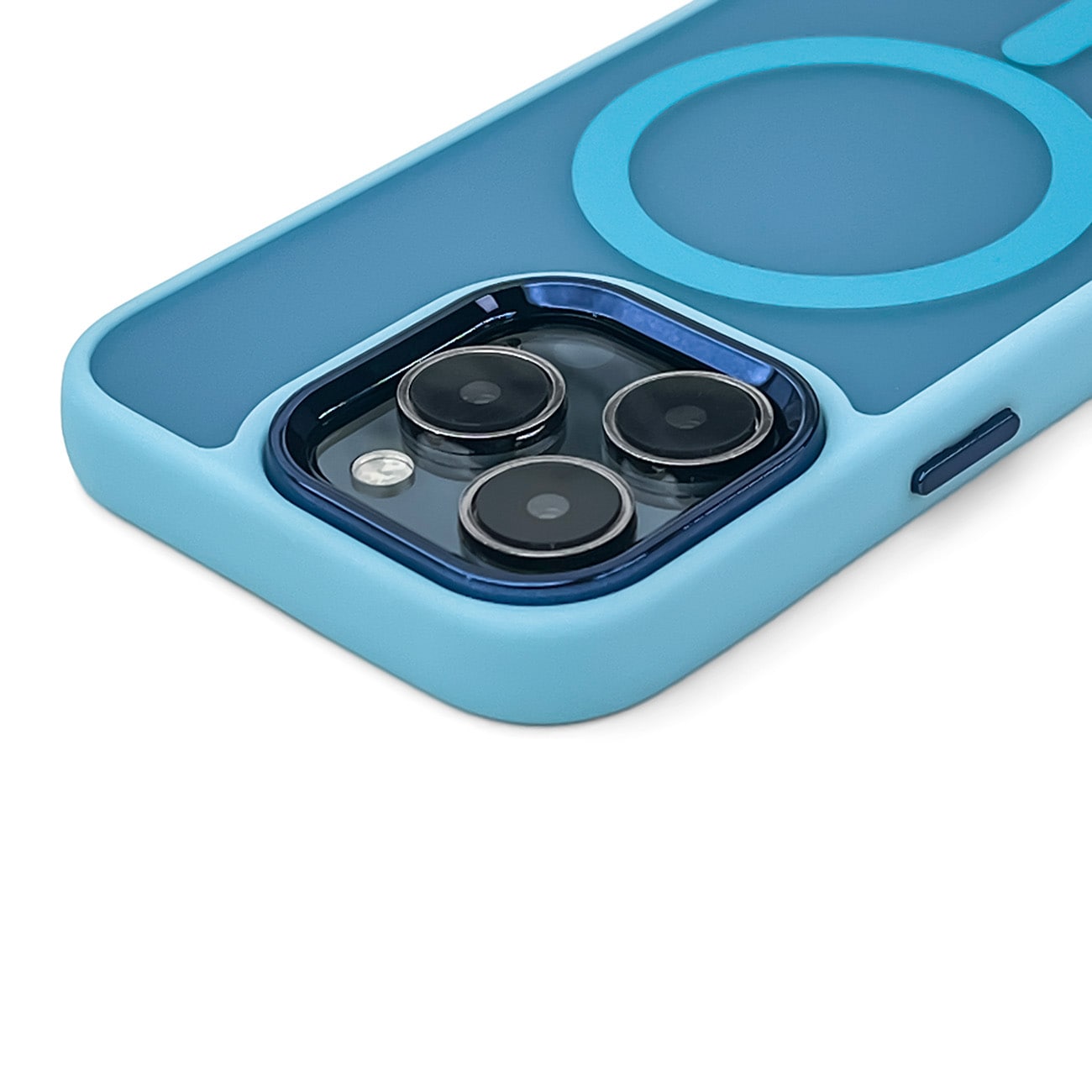 Magnetic Collection MagSafe-etui for iPhone 16 Pro Max - lyseblå