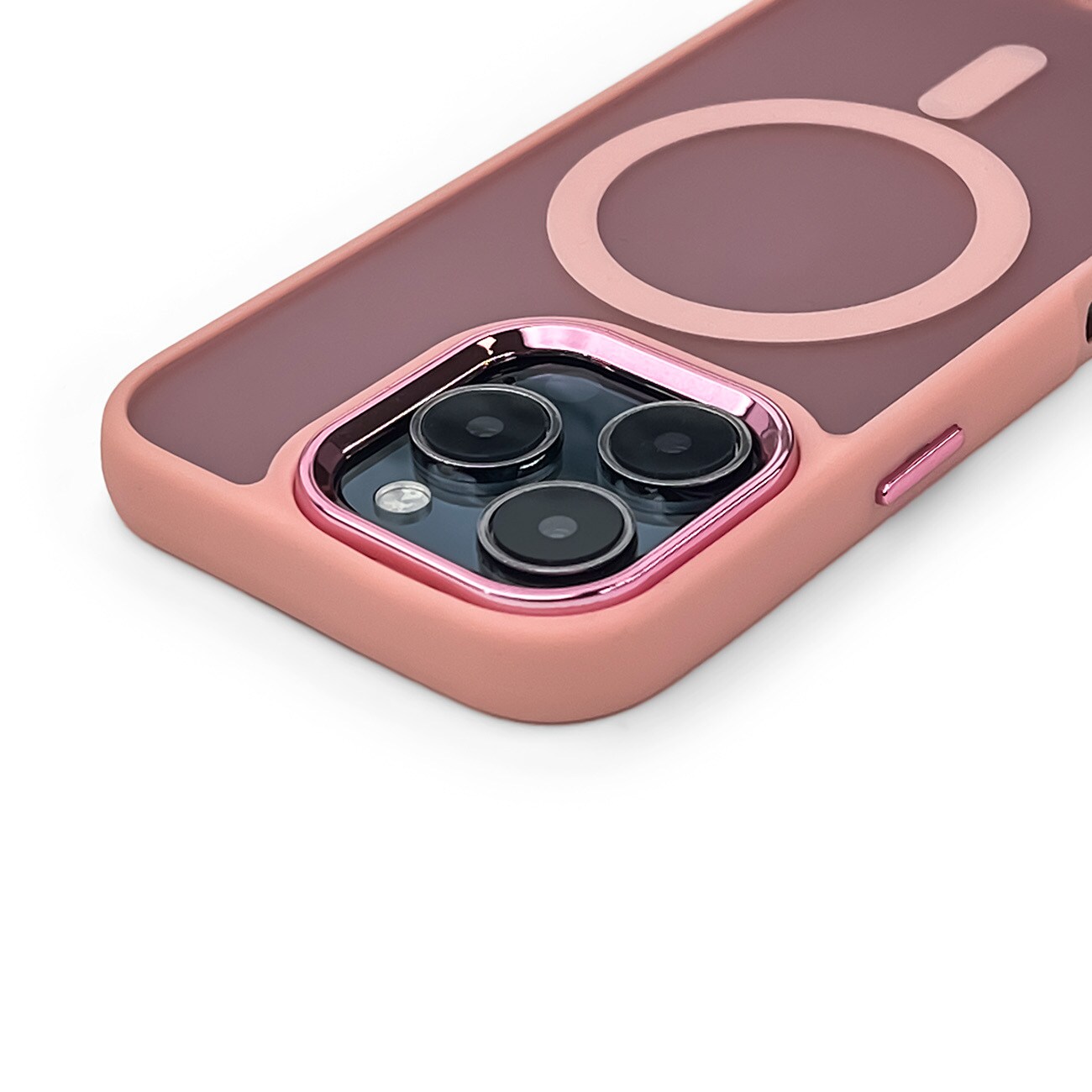Magnetic Collection MagSafe iPhone 16 Pro Max-etui - rosa