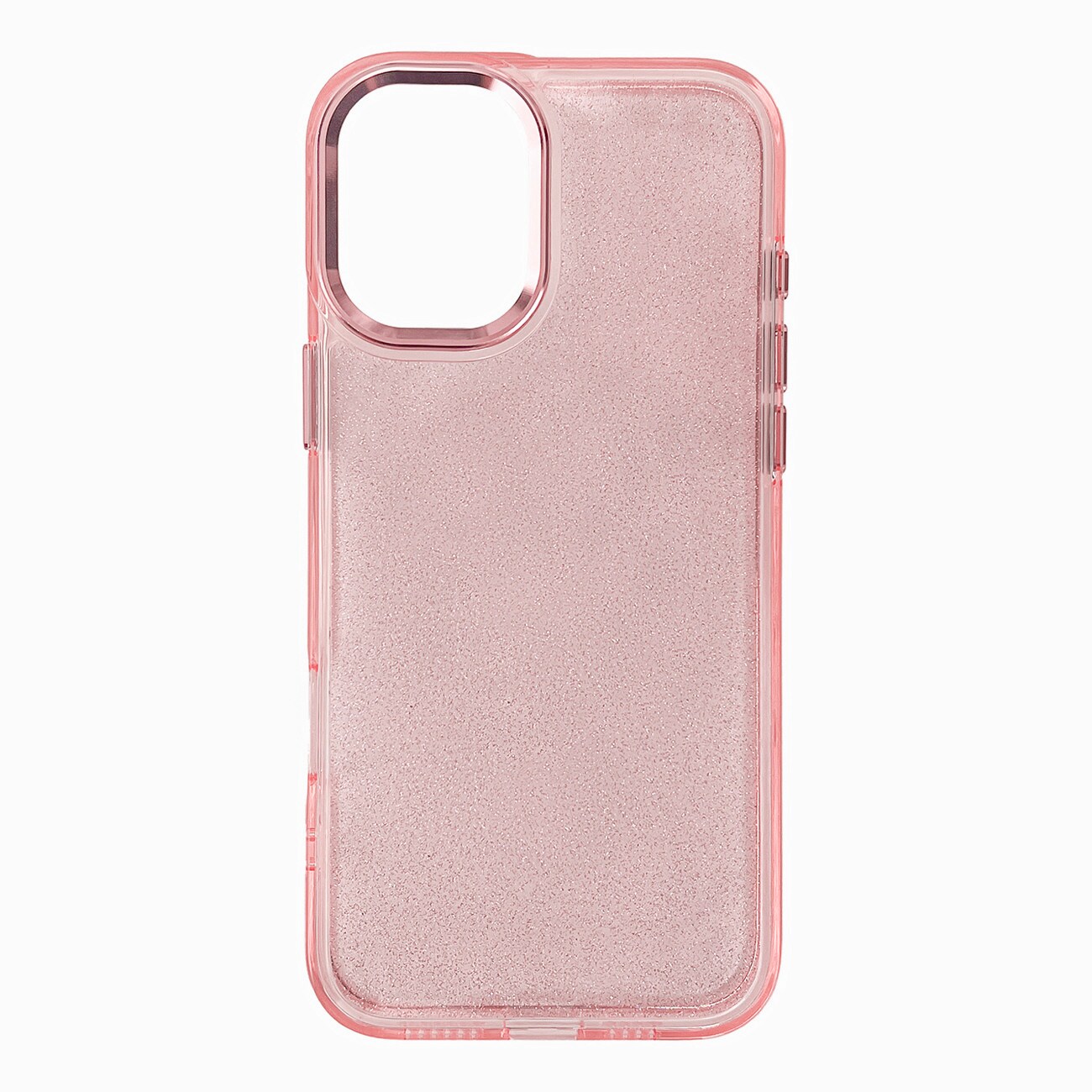 Glitterveske for iPhone 16 - rosa med glitter