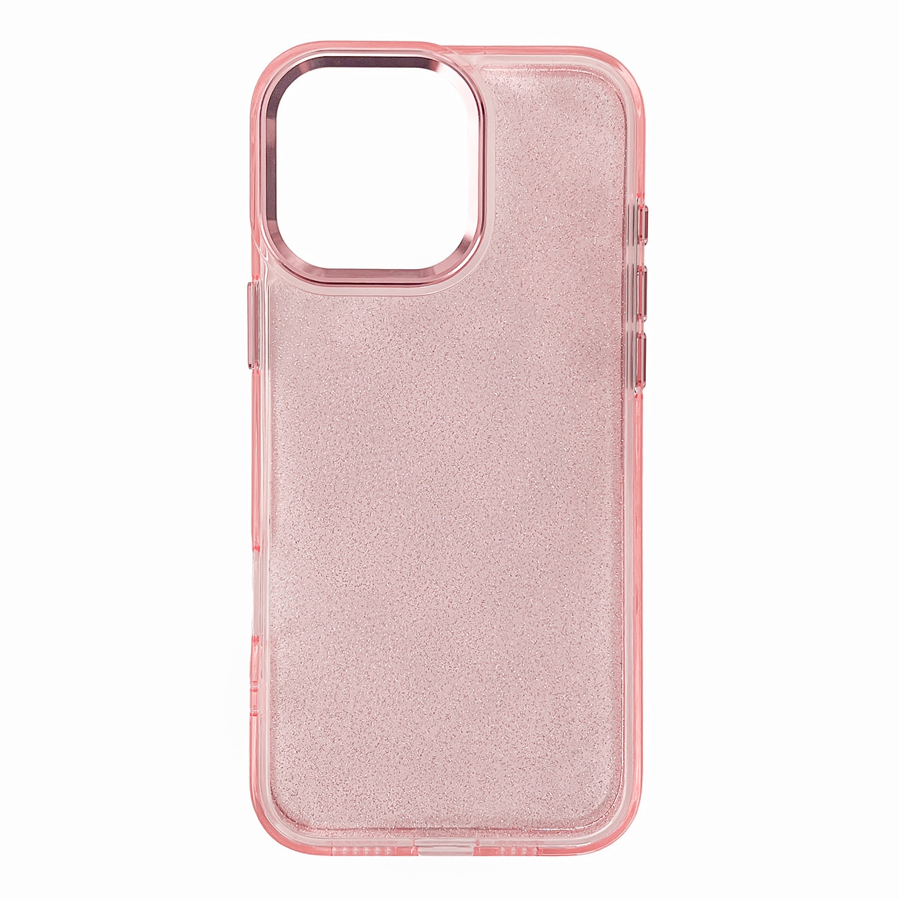 Glitterveske til iPhone 16 Pro Max - rosa med glitter