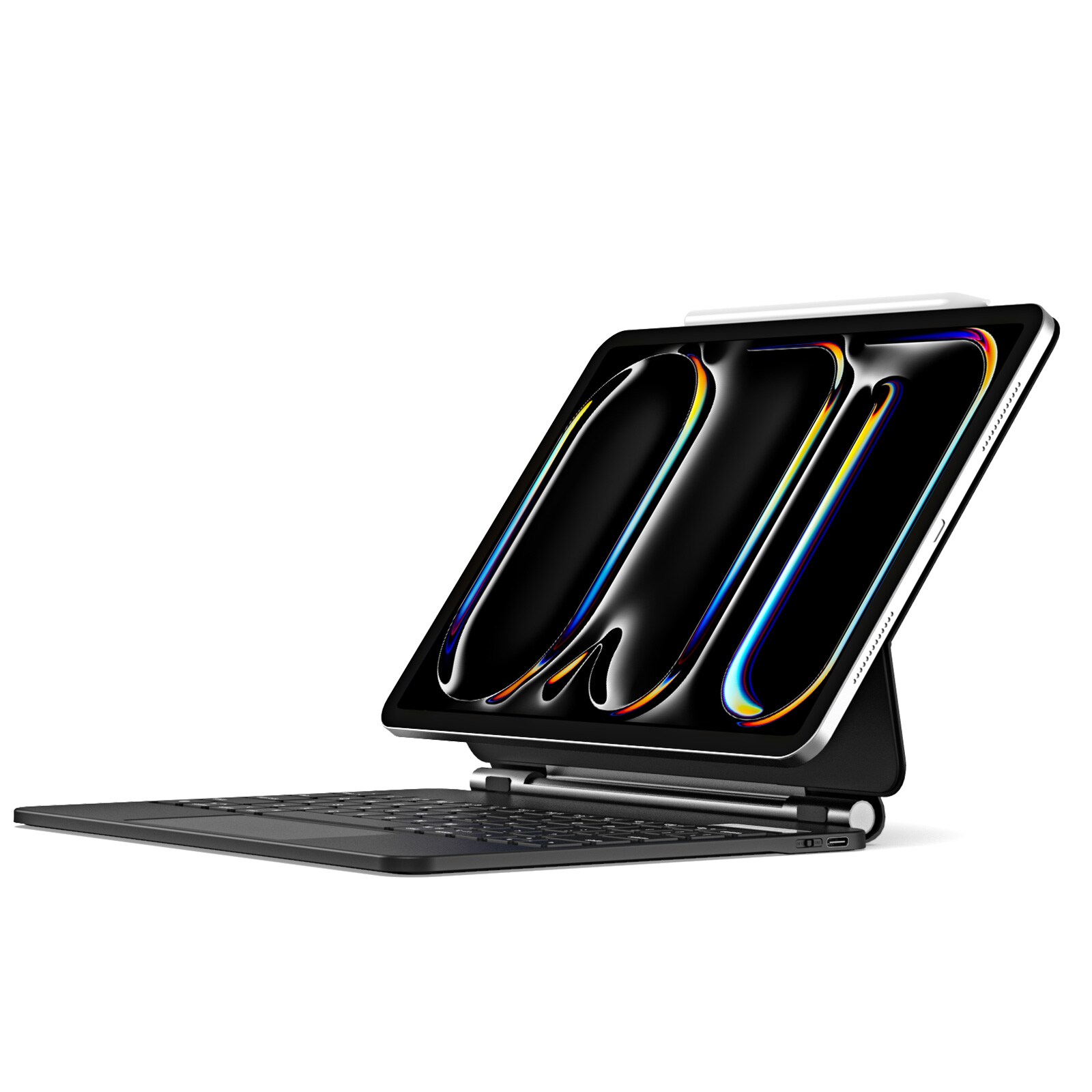 Dux Ducis Keyboard (MK Series) etui med Bluetooth-tastatur for iPad Pro 11" 2024 - Svart