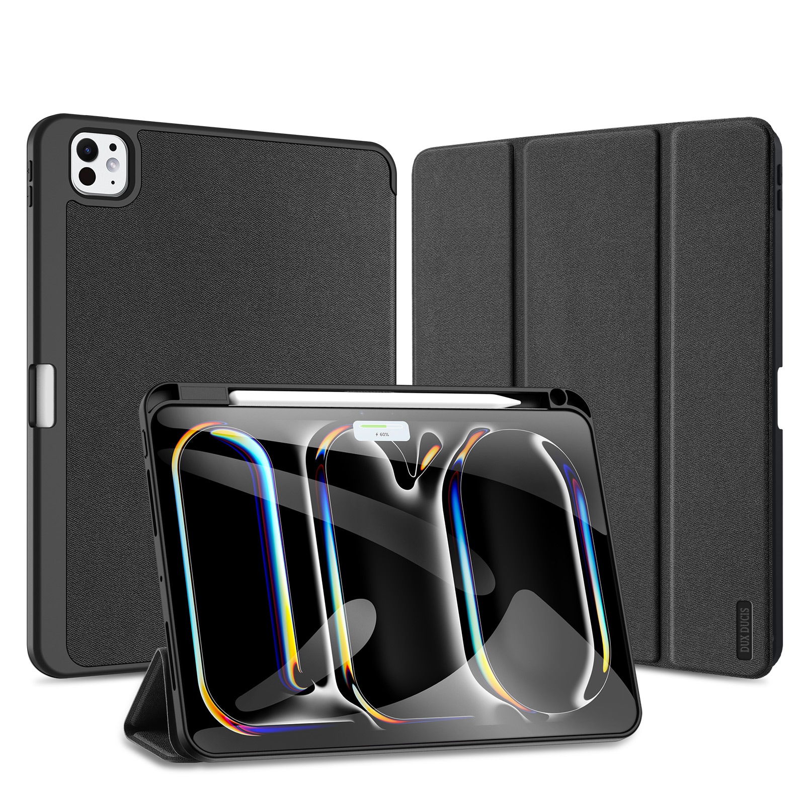 Dux Ducis Domo flip- og smart soveveske for iPad Pro 11" 2024 - svart