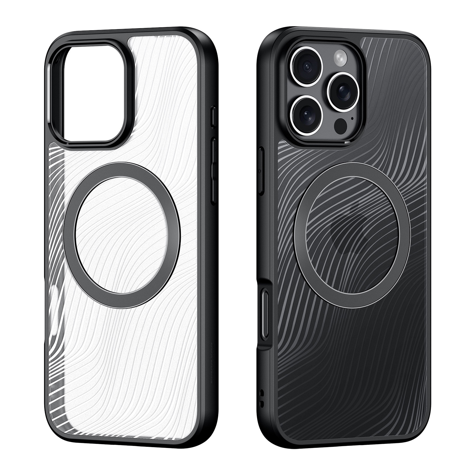 Dux Ducis Aimo Mag-etui med MagSafe for iPhone 16 Pro Max - svart