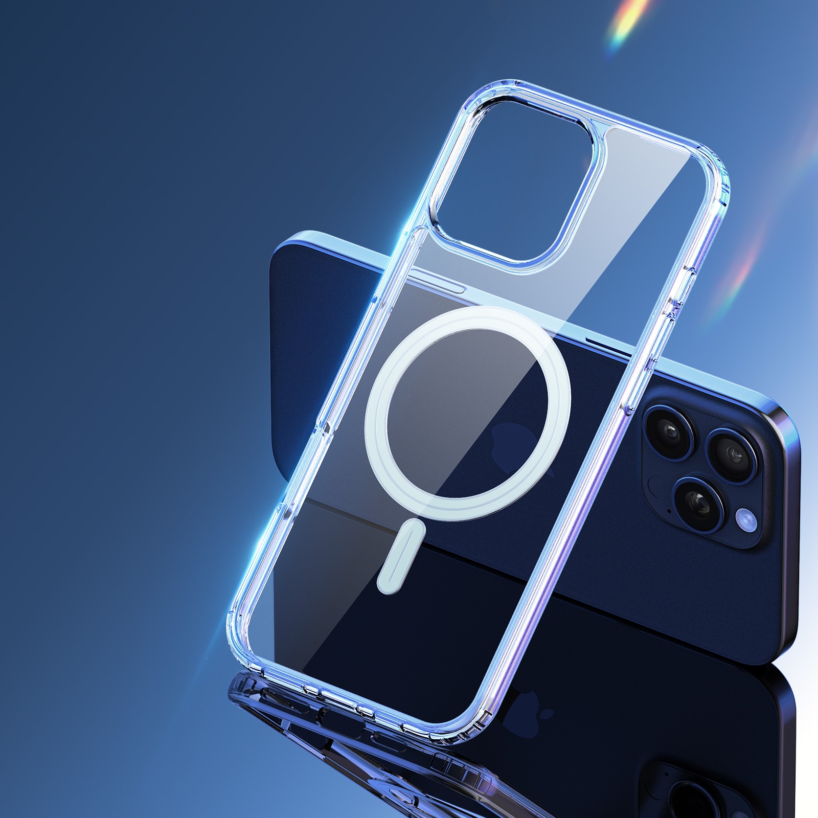Dux Ducis Clin Mag-etui med MagSafe for iPhone 16 Pro Max - gjennomsiktig