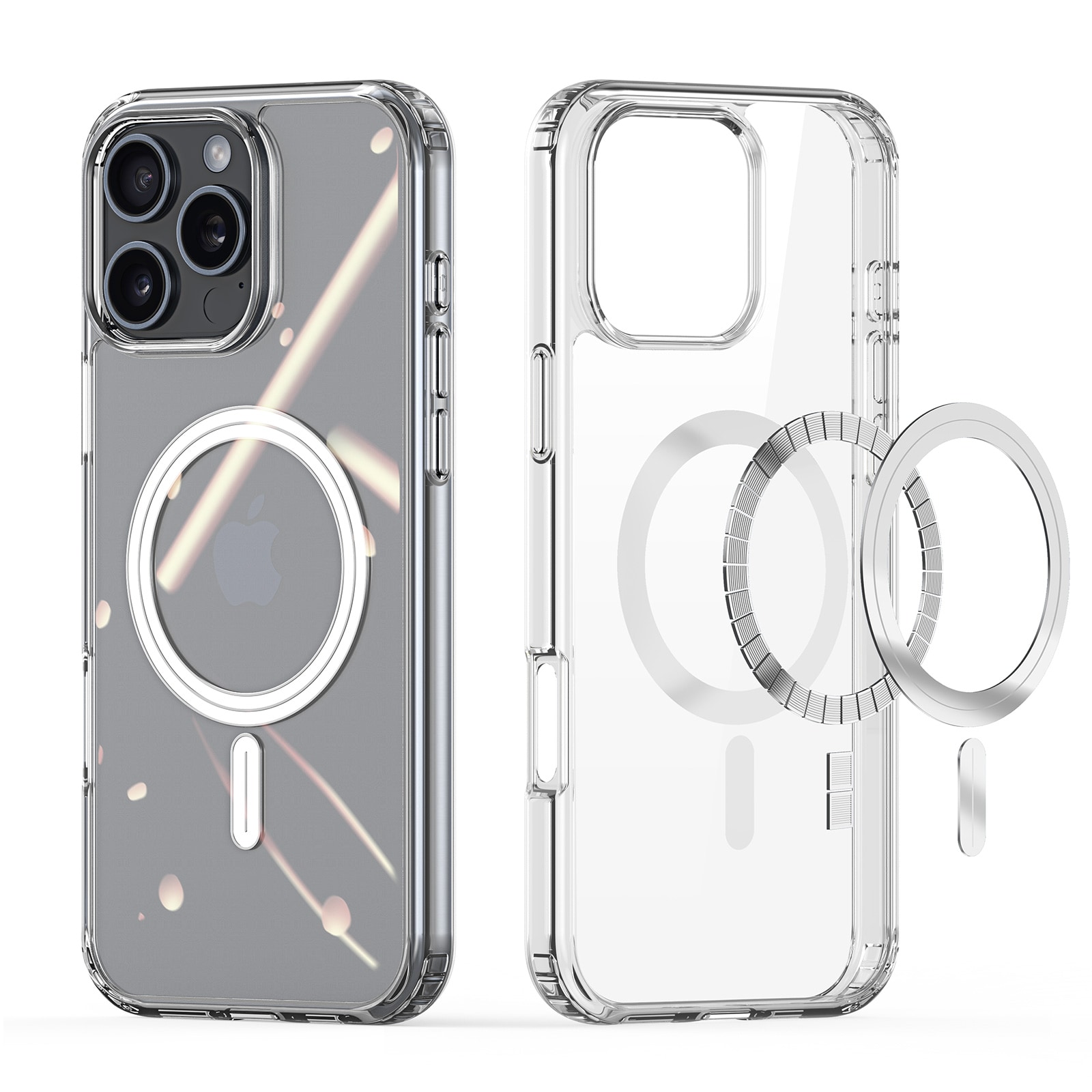 Dux Ducis Clin Mag-etui med MagSafe for iPhone 16 Pro Max - gjennomsiktig