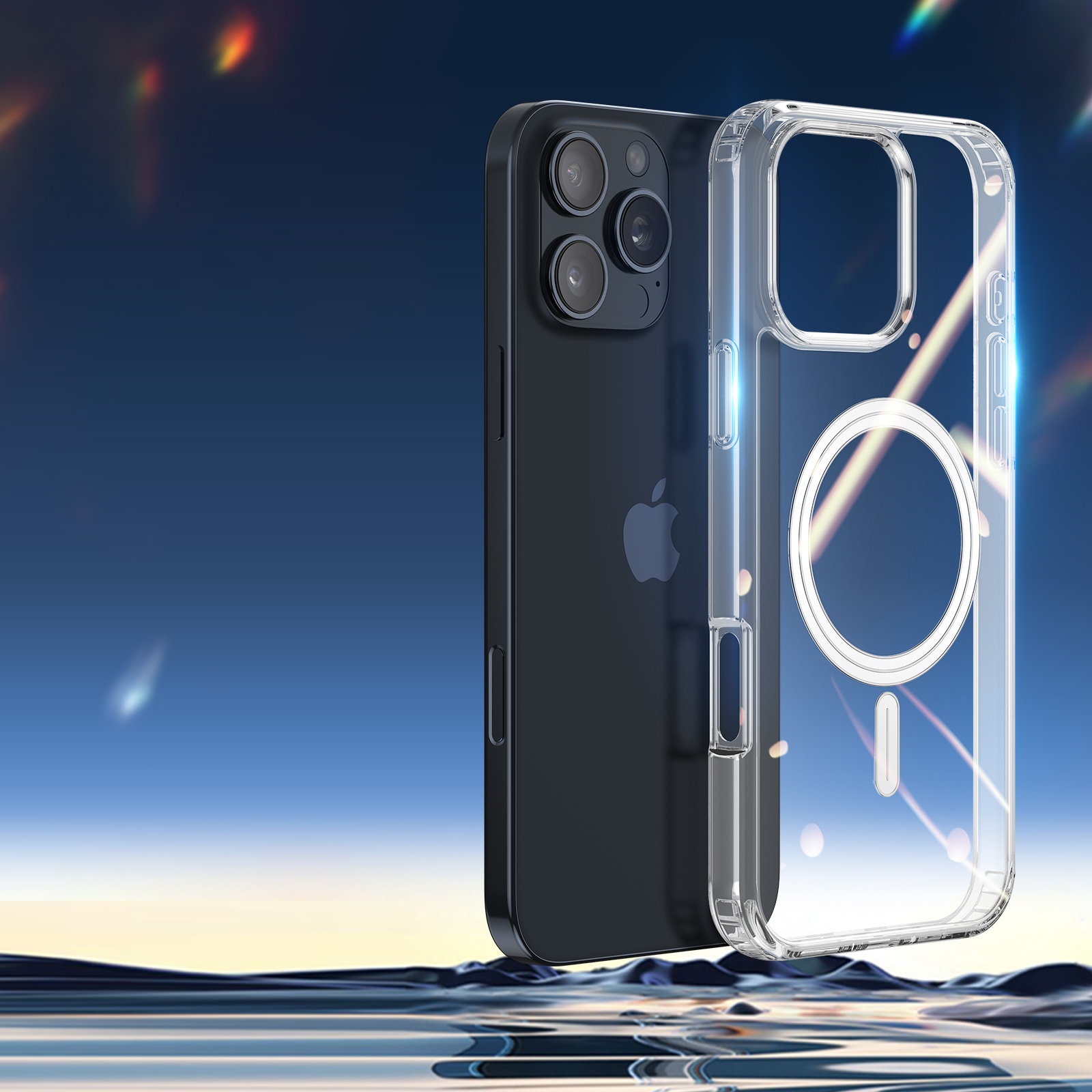 Dux Ducis Clin Mag-etui med MagSafe for iPhone 16 Pro Max - gjennomsiktig