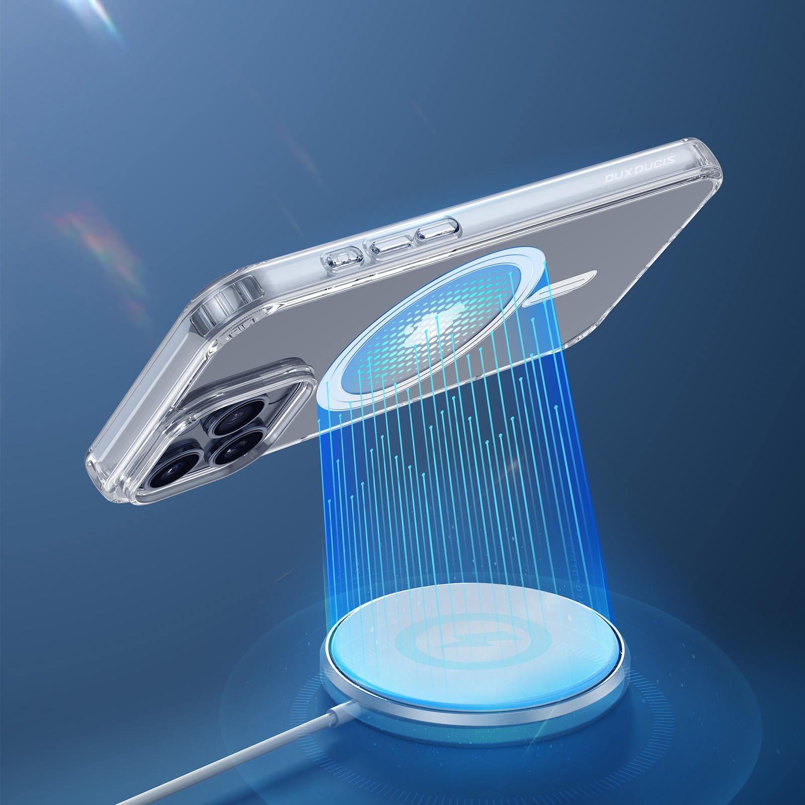 Dux Ducis Clin Mag-etui med MagSafe for iPhone 16 Pro Max - gjennomsiktig