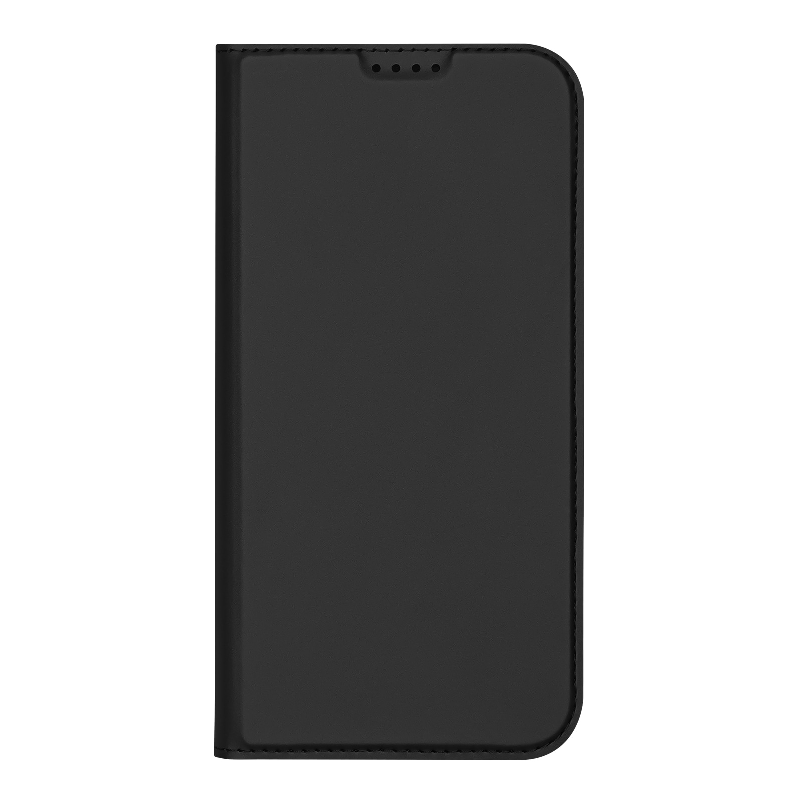 Dux Ducis Skin Pro iPhone 16 Plus-etui med klaff og kortspor - svart