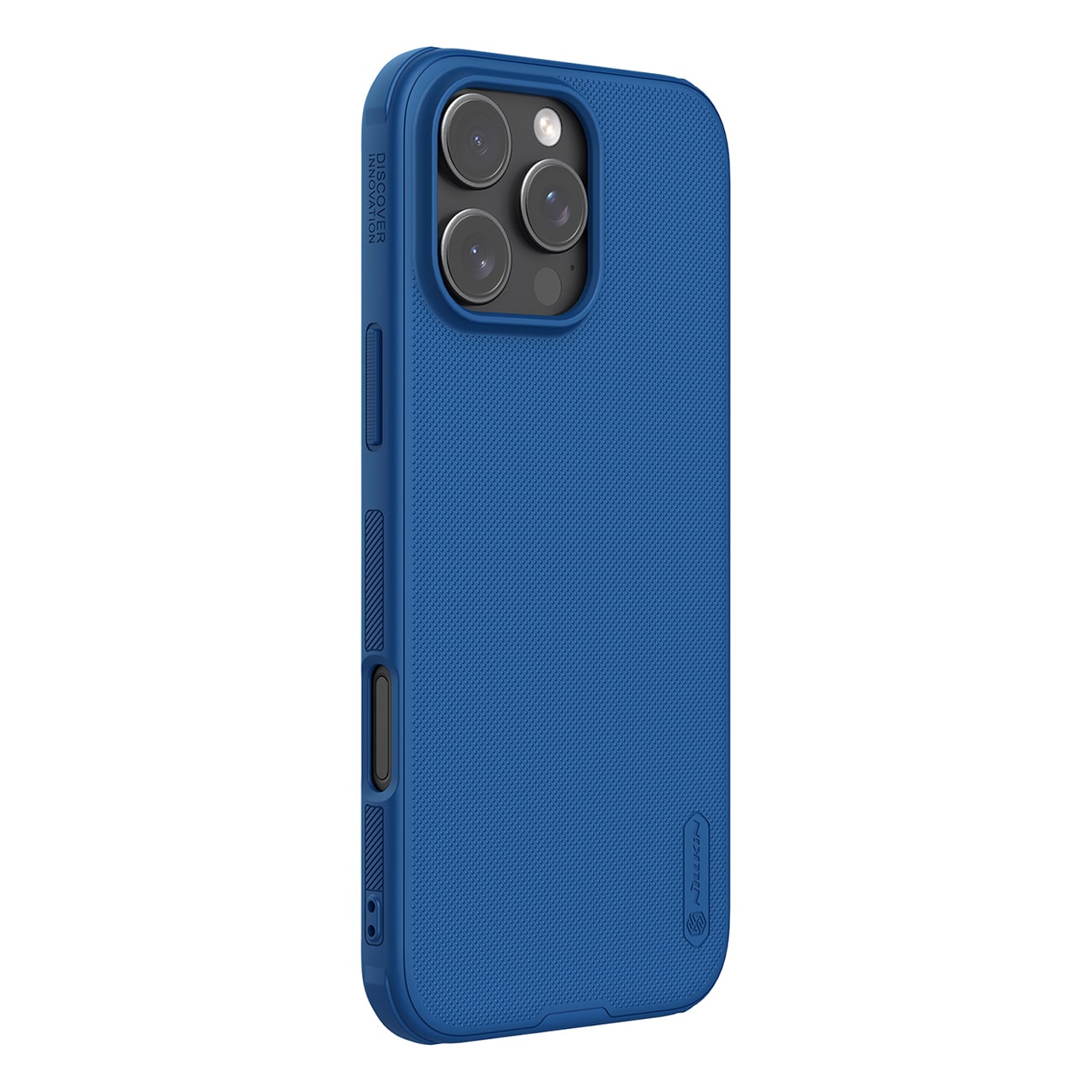Nillkin Super Frosted Shield Pro-etui for iPhone 16 Pro - blå
