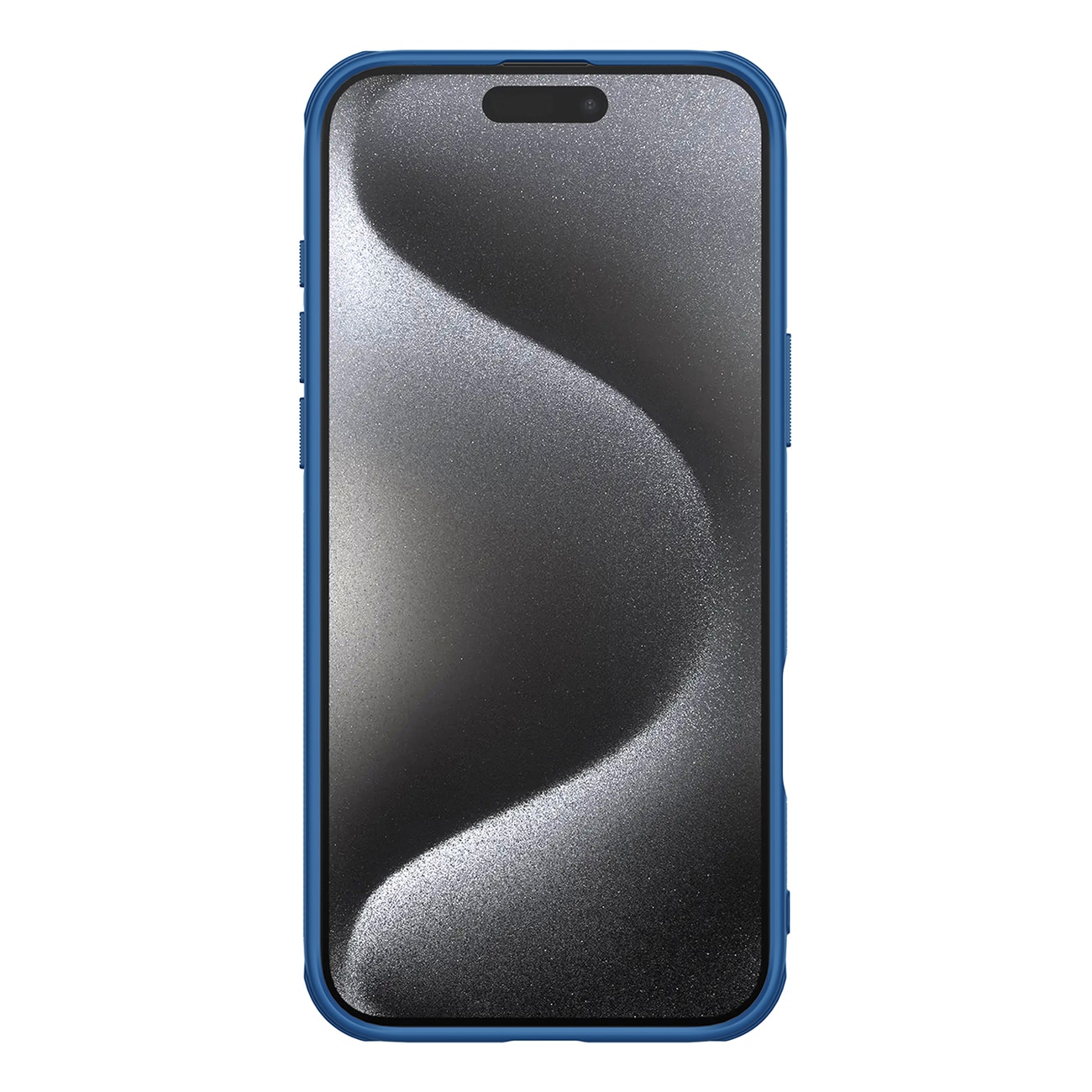 Nillkin Super Frosted Shield Pro-etui for iPhone 16 Pro - blå