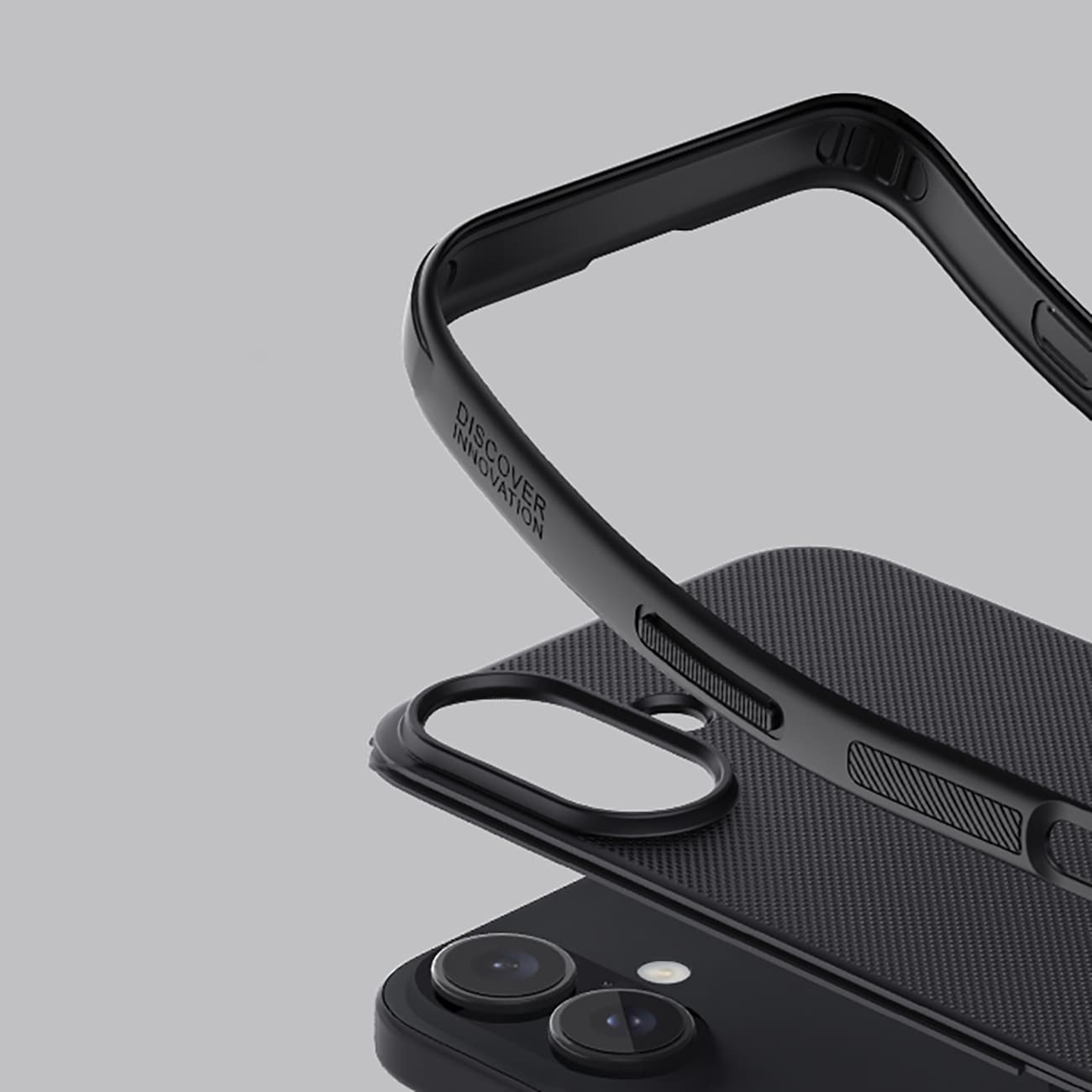Nillkin Super Frosted Shield Pro magnetisk etui for iPhone 16 - svart