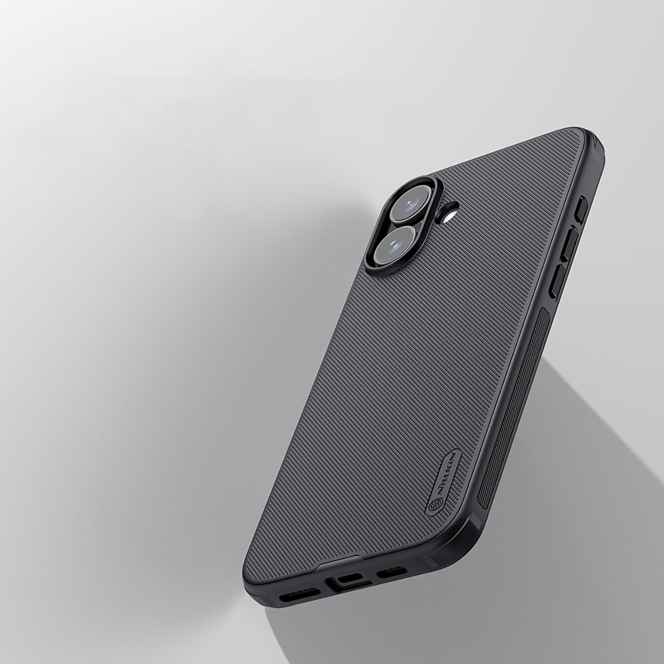 Nillkin Super Frosted Shield Pro magnetisk etui for iPhone 16 - svart