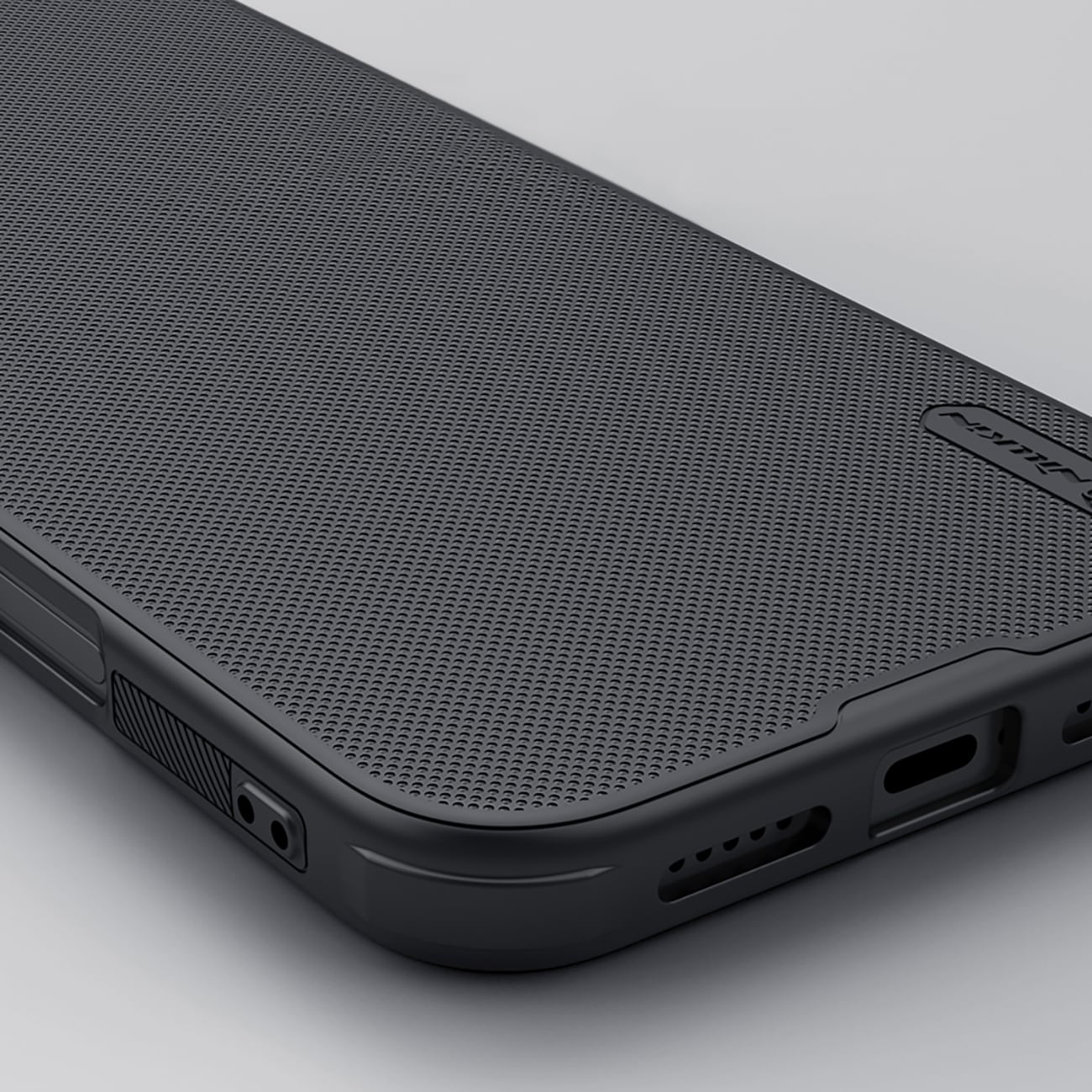 Nillkin Super Frosted Shield Pro magnetisk etui for iPhone 16 - svart