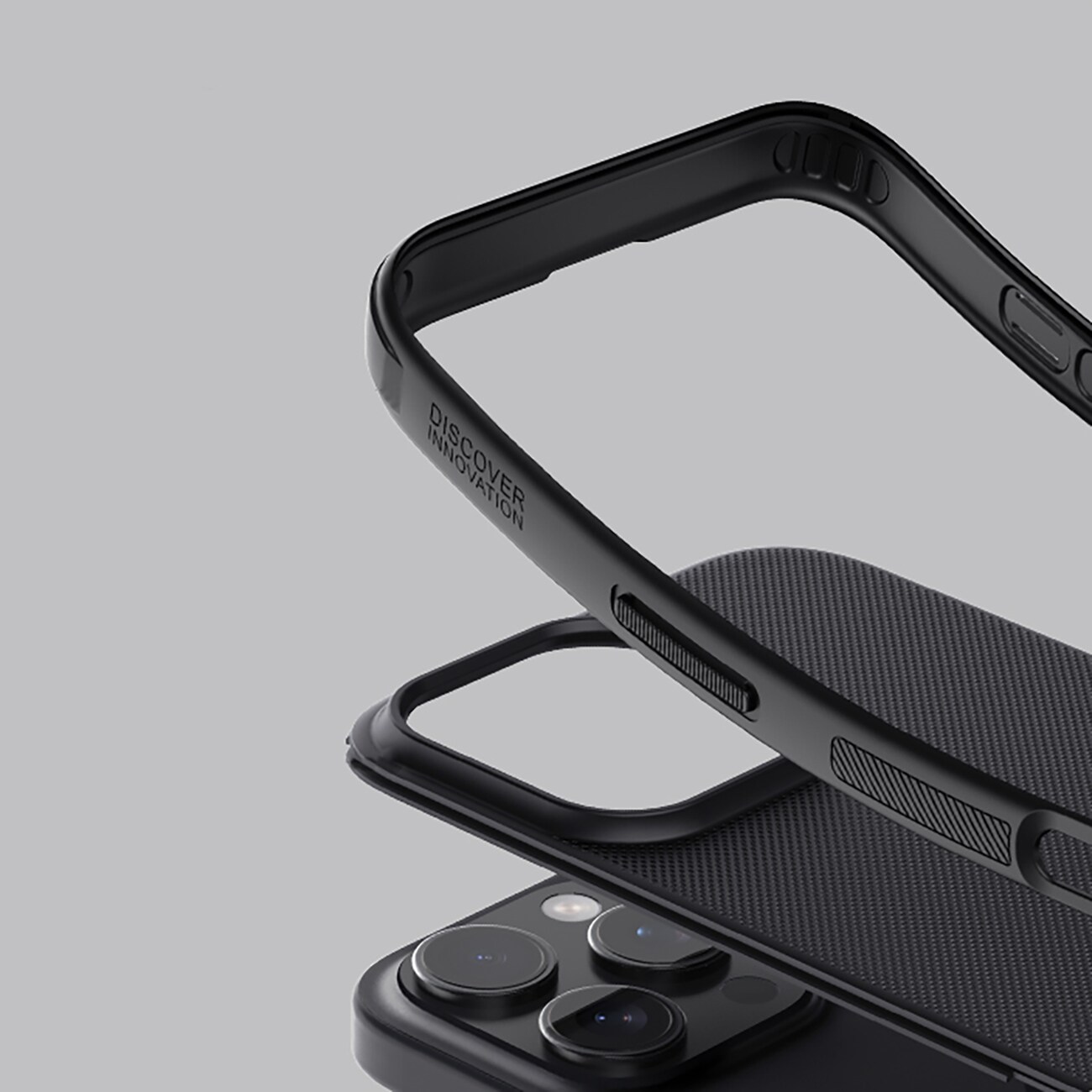 Nillkin Super Frosted Shield Pro-etui for iPhone 16 Pro - svart