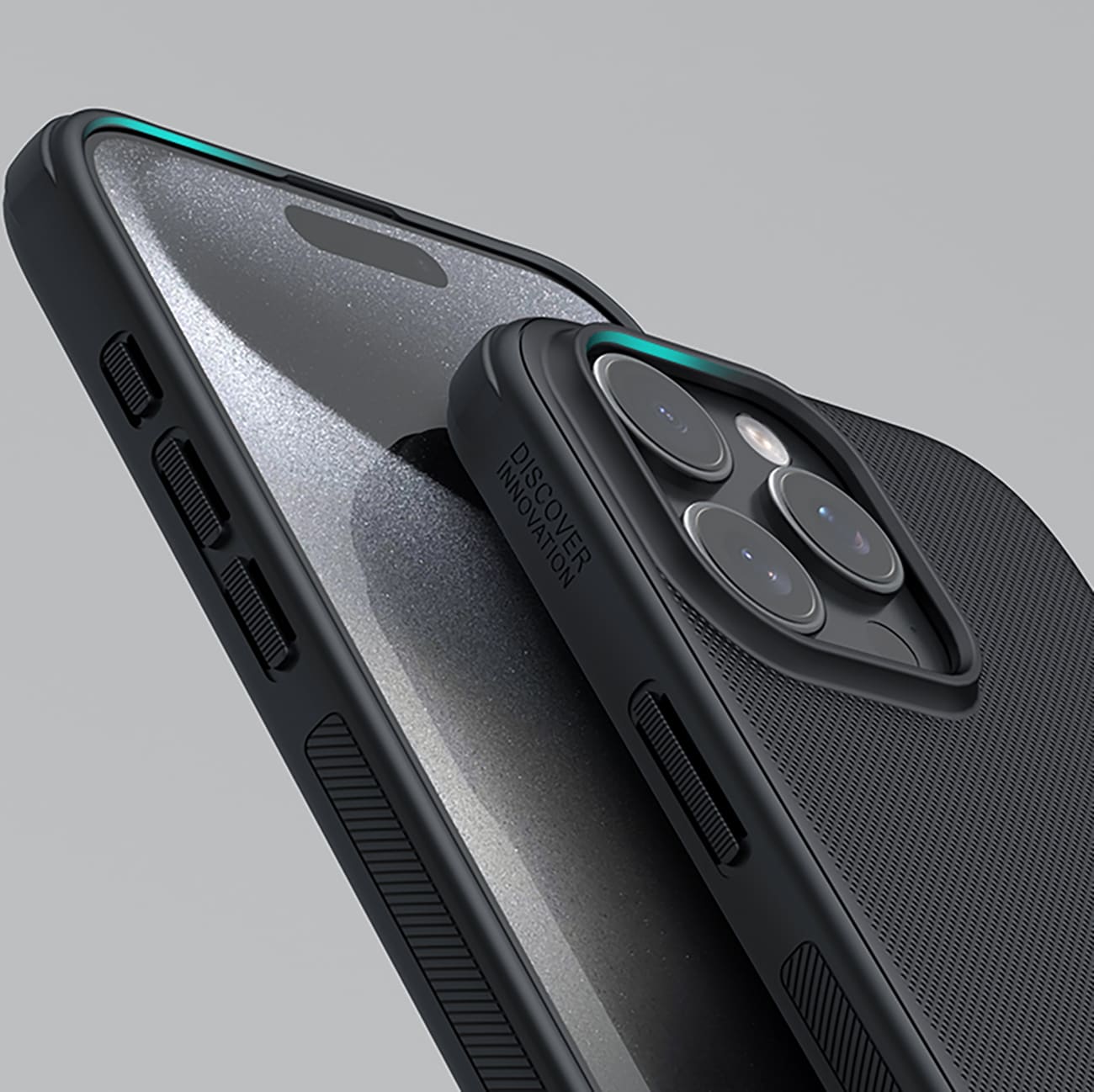 Nillkin Super Frosted Shield Pro-etui for iPhone 16 Pro - svart