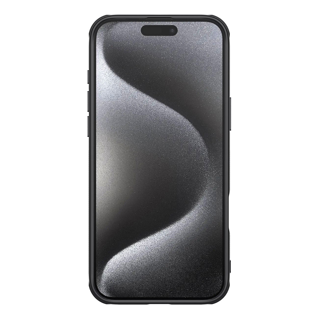 Nillkin Super Frosted Shield Pro-etui for iPhone 16 Pro - svart