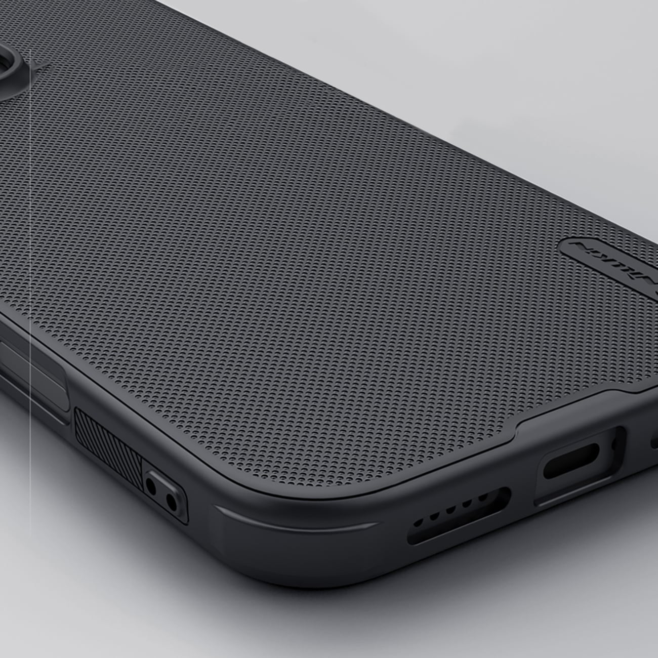 Nillkin Super Frosted Shield Pro-etui for iPhone 16 Pro - svart