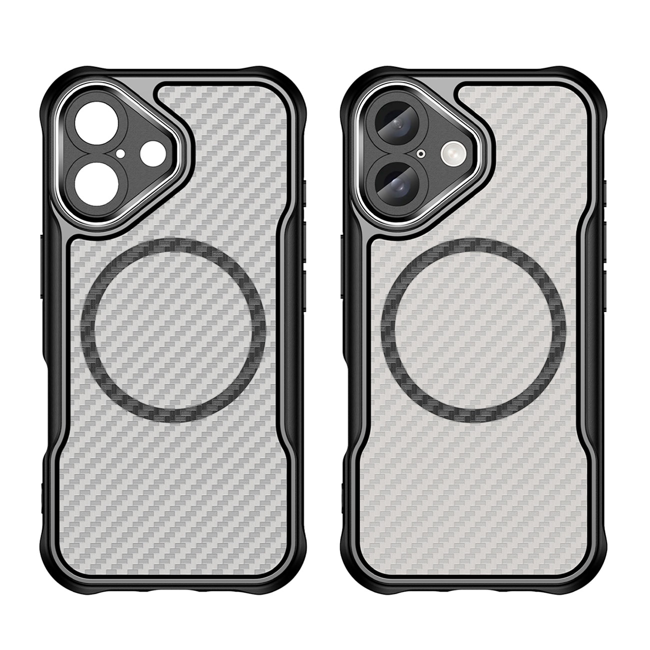 Leading Series MagSafe silikonetui for iPhone 16 - svart