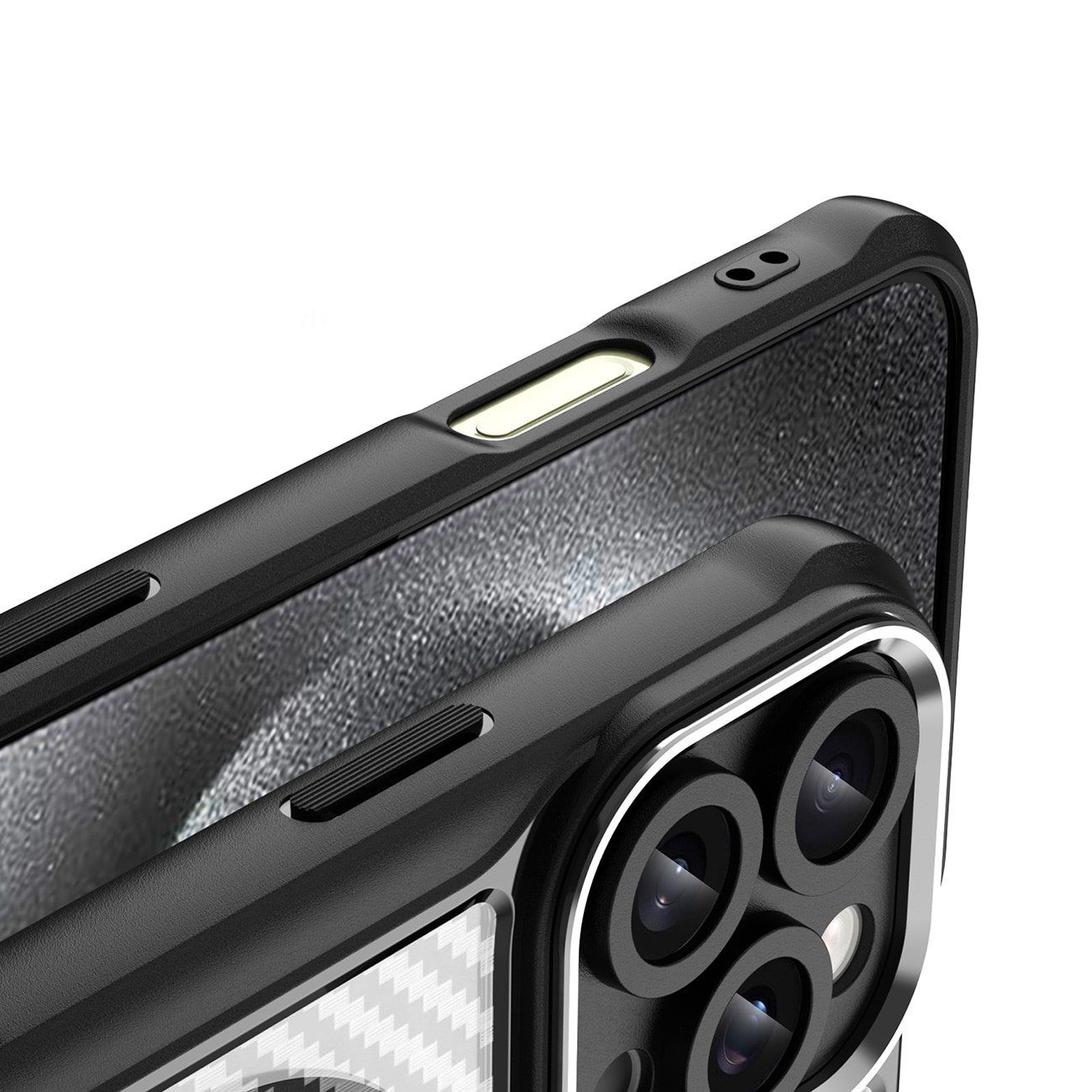 Leading Series MagSafe silikonetui for iPhone 16 Pro - svart