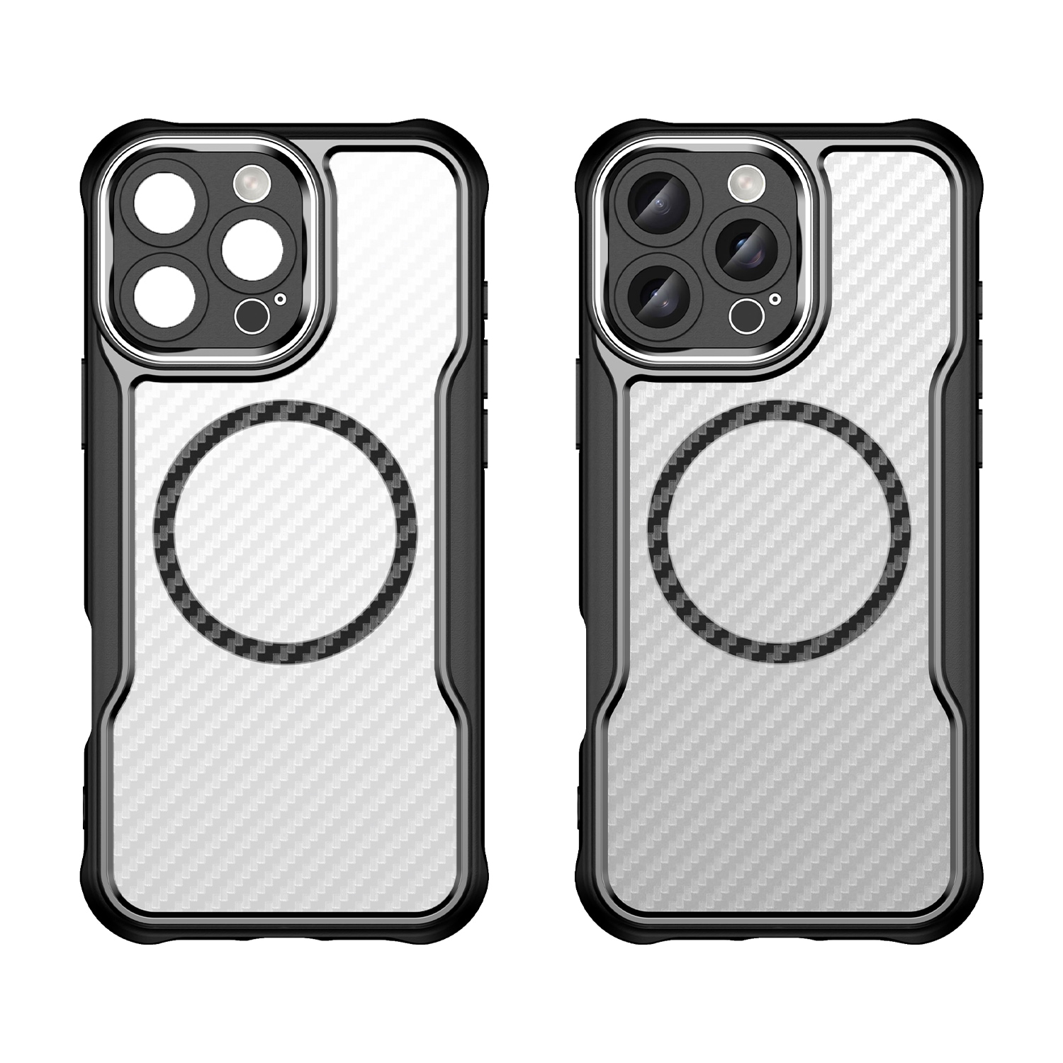 Leading Series MagSafe silikonetui for iPhone 16 Pro - svart
