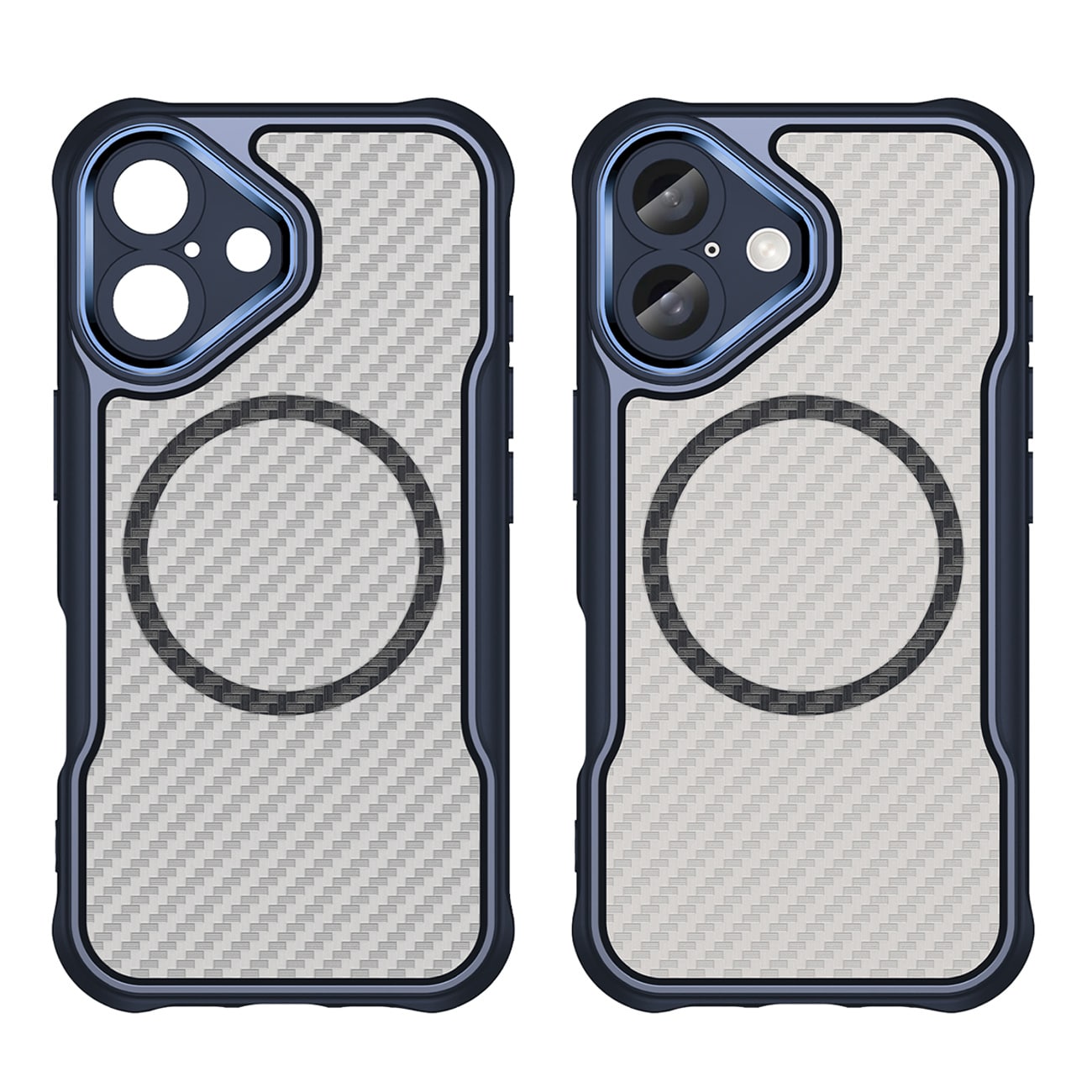 Leading Series MagSafe silikonetui for iPhone 16 Plus - blå