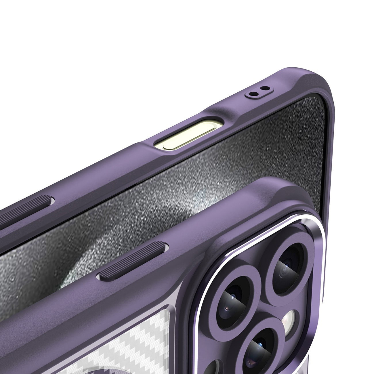 Leading Series MagSafe silikonetui for iPhone 16 Pro - Lilla