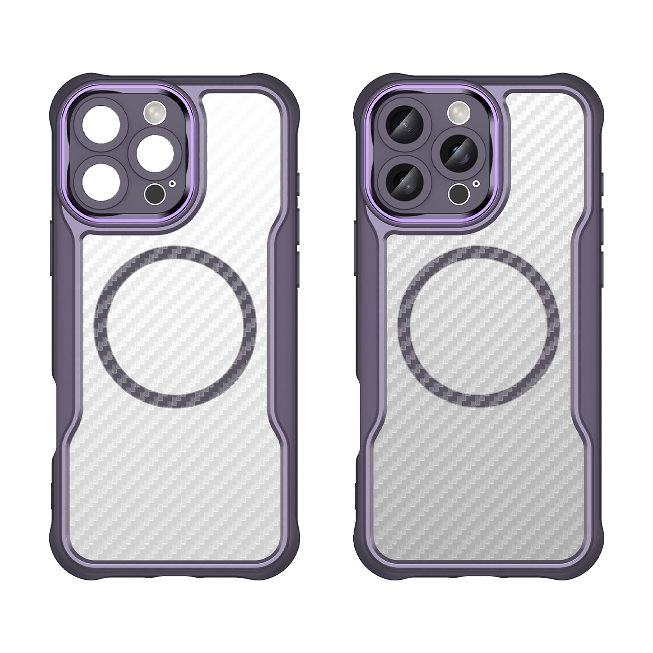 Leading Series MagSafe silikonetui for iPhone 16 Pro Max - Lilla