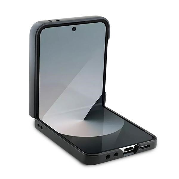 DKNY Repeat Pattern Stack Logo Case for Samsung Galaxy Z Flip6 - Svart