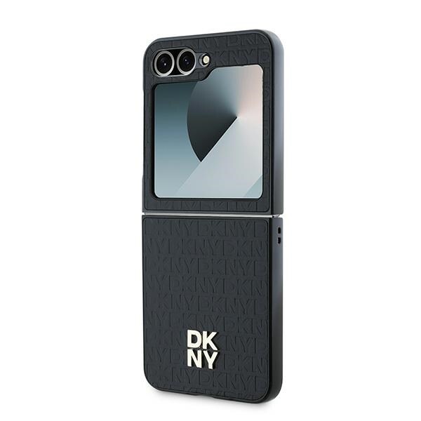 DKNY Repeat Pattern Stack Logo Case for Samsung Galaxy Z Flip6 - Svart