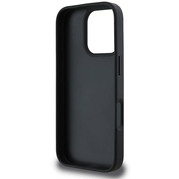 DKNY Veske med rutete mønster og trykte striper til iPhone 16 Pro - Svart