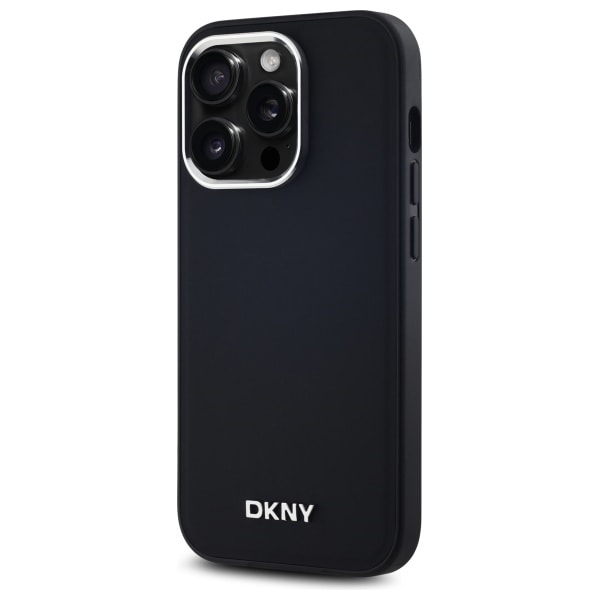 DKNY MagSafe iPhone 14 Pro-etui med vanlig logo - svart